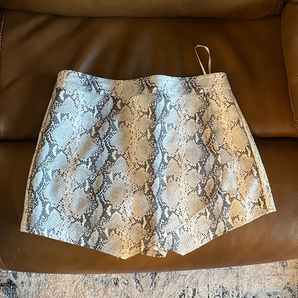 Cloudten Leather Envelope Skort, purchased from Lulu’s. Never worn.